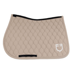 Tapis de selle de saut matelassé en oignon Equestro Tapis de selle de saut matelassé en oignon Equestro