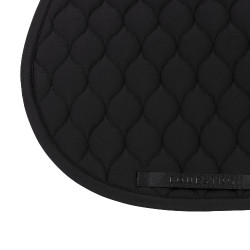 Tapis de selle de saut matelassé en oignon Equestro Noir Tapis de selle de saut matelassé en oignon Equestro Noir