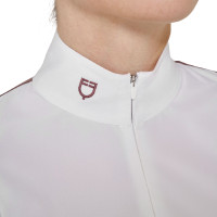 Polo de concours femme en tissu technique d’hiver Equestro