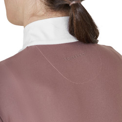 Polo de concours femme en tissu technique d’hiver Equestro