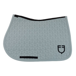 Tapis de selle de saut matelassé en cubes Equestro Tapis de selle de saut matelassé en cubes Equestro