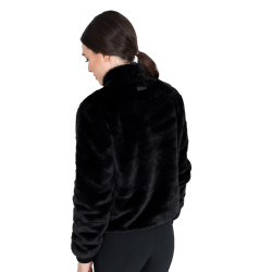 Manteau femme en fausse fourrure Equestro Manteau femme en fausse fourrure Equestro