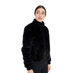 Manteau femme en fausse fourrure Equestro Manteau femme en fausse fourrure Equestro