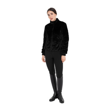 Manteau femme en fausse fourrure Equestro Manteau femme en fausse fourrure Equestro