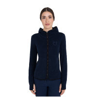 Sweat polaire femme zippé Equestro Marine blazer Bleu marine Sweat polaire femme zippé Equestro Marine blazer Bleu marine