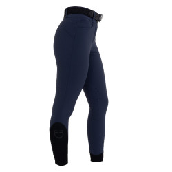 Pantalon femme taille haute avec grip au genou Equestro Marine blazer Bleu marine Pantalon femme taille haute avec grip au genou Equestro Marine blazer Bleu marine