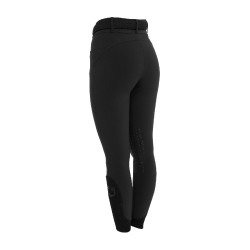 Pantalon femme taille haute avec grip au genou Equestro Pantalon femme taille haute avec grip au genou Equestro