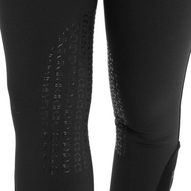 Pantalon femme taille haute avec grip au genou Equestro Pantalon femme taille haute avec grip au genou Equestro