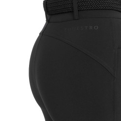 Pantalon femme taille haute avec grip au genou Equestro Pantalon femme taille haute avec grip au genou Equestro