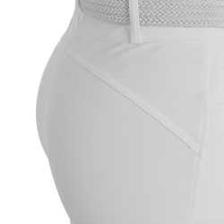 Pantalon femme taille haute avec grip au genou Equestro