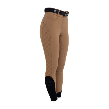 Pantalon femme taille haute full grip monogramme Equestro Pantalon femme taille haute full grip monogramme Equestro