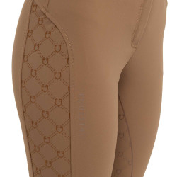 Pantalon femme taille haute full grip monogramme Equestro Pantalon femme taille haute full grip monogramme Equestro