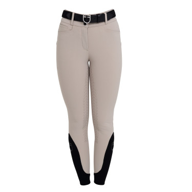 Pantalon femme full grip taille haute en tissu technique bi-stretch Equestro