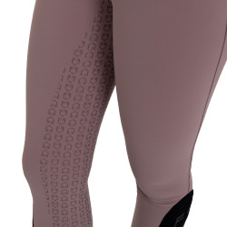 Pantalon femme full grip taille haute en tissu technique bi-stretch Equestro Antler Beige