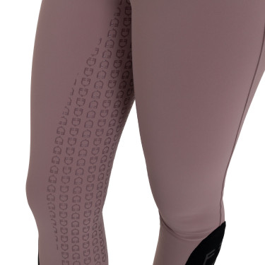 Pantalon femme full grip taille haute en tissu technique bi-stretch Equestro Antler Beige