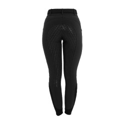 Pantalon femme full grip taille haute en tissu technique bi-stretch Equestro