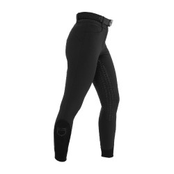 Pantalon femme full grip taille haute en tissu technique bi-stretch Equestro