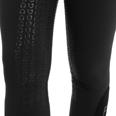 Pantalon femme full grip taille haute en tissu technique bi-stretch Equestro