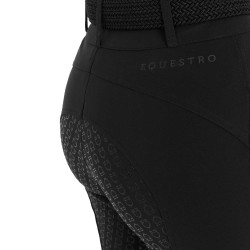 Pantalon femme full grip taille haute en tissu technique bi-stretch Equestro