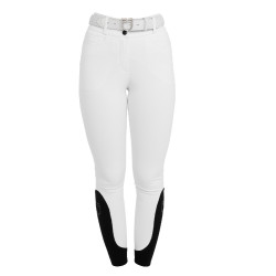 Pantalon femme full grip taille haute en tissu technique bi-stretch Equestro