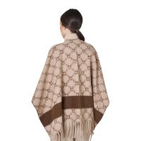 Cape femme en laine monogramme Equestro