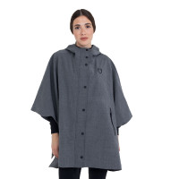 Cape de pluie femme en laine mélangée Equestro