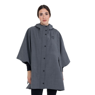 Cape de pluie femme en laine mélangée Equestro Cape de pluie femme en laine mélangée Equestro