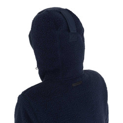 Veste doudoune femme avec empiècements en teddy Equestro Marine blazer Bleu marine Veste doudoune femme avec empiècements en teddy Equestro Marine blazer Bleu marine