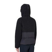 Veste doudoune femme avec empiècements en teddy Equestro