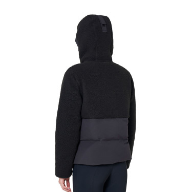 Veste doudoune femme avec empiècements en teddy Equestro Veste doudoune femme avec empiècements en teddy Equestro