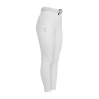 Pantalon femme taille haute full grip avec strass Equestro