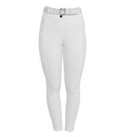 Pantalon femme taille haute full grip avec strass Equestro