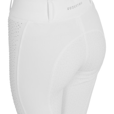 Pantalon femme taille haute full grip avec strass Equestro Pantalon femme taille haute full grip avec strass Equestro