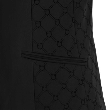 Veste de concours femme monogramme en tissu effet velours Equestro