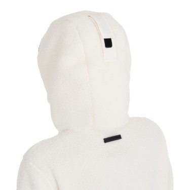 Sweat à capuche zippé femme en polaire teddy Equestro