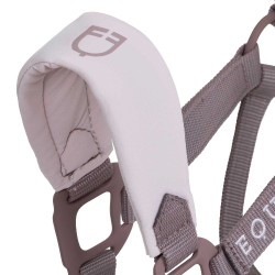 Licol technique avec double réglage et boucles revêtues de caoutchouc Equestro Antler / violet feutré Licol technique avec double réglage et boucles revêtues de caoutchouc Equestro Antler / violet feutré