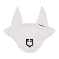 Bonnet en tissu technique extensible et respirant Equestro Blanc sable / noir Bonnet en tissu technique extensible et respirant Equestro Blanc sable / noir