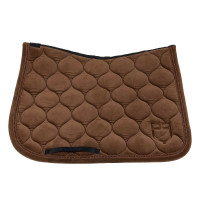Tapis de selle de saut effet daim avec strass Equestro