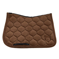 Tapis de selle de saut effet daim avec strass Equestro