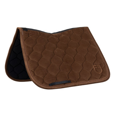 Tapis de dressage effet daim avec strass Equestro