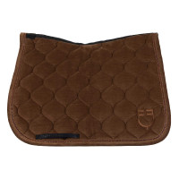 Tapis de dressage effet daim avec strass Equestro