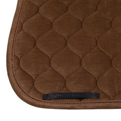 Tapis de dressage effet daim avec strass Equestro