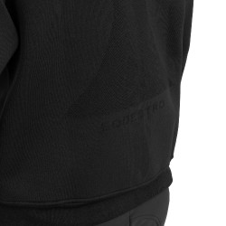 Sweat-shirt technique homme col rond avec inserts en micro mesh Equestro
