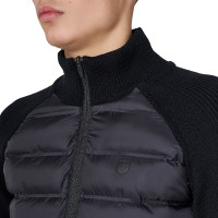 Doudoune homme à manches en maille Equestro