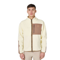 Sweatshirt homme en polaire teddy avec poche frontale Equestro