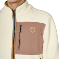 Sweatshirt homme en polaire teddy avec poche frontale Equestro