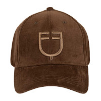 Casquette unisexe de baseball en tissu effet velours Equestro