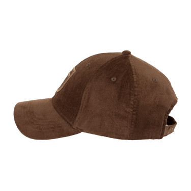 Casquette unisexe de baseball en tissu effet velours Equestro Casquette unisexe de baseball en tissu effet velours Equestro