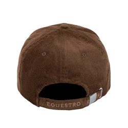 Casquette unisexe de baseball en tissu effet velours Equestro Casquette unisexe de baseball en tissu effet velours Equestro