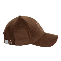 Casquette unisexe de baseball en tissu effet velours Equestro Casquette unisexe de baseball en tissu effet velours Equestro